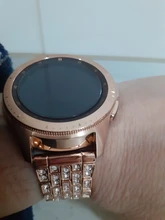 Correa de lujo para Samsung Galaxy watch 3 active 2, 20MM, 22MM, 42mm, 46mm, Gear s3, lazo de diamante de acero para xiaomi amazfit huawei