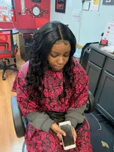 Beaudiva-extensiones de pelo ondulado brasileño con Frontal, extensiones de cabello humano de 34 y 36 pulgadas con cierre Frontal de malla