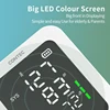 CONTEC Portable Automatic Digital Blood Pressure Monitor BP Monitor Monitoring Leval Sphygmomanometer Big LED Display 08C/08E 4