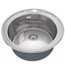 Мойка для кухни ZorG Sanitary ZR-510/205(Корнизчатый вентиль, отверстие под перелив