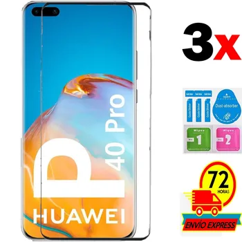

3x screen protectors tempered glass for for HUAWEI P40 PRO full screen LCD Kit