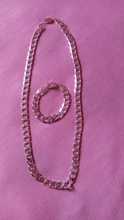 Collares de cadena de plata de ley 925 para hombre y mujer, cadena de eslabones cubanos italianos, de Figaro, de plata sólida, SC289