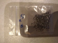 30 unids/lote de gancho de acero inoxidable rápido Clip cerradura Snap giratorio de pesca de anillos de seguridad fotos conector de gancho pesca Pesca