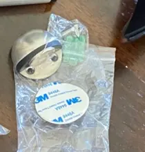 Door-Stopper Non-Punching-Sticker Rubber Stainless-Steel Magnetic NAIERDI Hidden Floor-Mounted