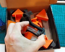 Pinzas de fijación de ángulo recto para carpintería, abrazadera de esquina de marco de imagen, herramienta de mano para carpintería, accesorio artesanal, 60, 90 y 120 grados