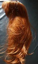 Wavy Wigs Bangs Fiber-Hair Dark-Root Heat-Resistant Brown Black Colored Synthetic-Long