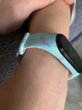 Correa deportiva de silicona para Xiaomi Mi Band 3, 4 y 5, pulsera estilo grafiti para Xiaomi Mi band 6