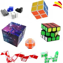 Волшебный куб 2x2 3X3 змея Бесконечность Стиль RUBI головоломка игрушка