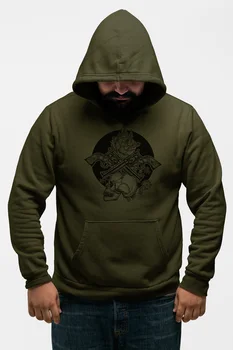 

Angemiel Wear Death Green Men 'S Hooded Sweatshirt