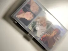 1pc 120 ranuras portadores de identificación PP mate tarjeta libro tarjetas de gran capacidad Clip billete colección de las existencias