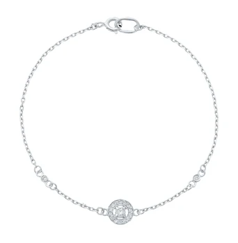 

Silver Bracelet with cubic zirconia sunlight sample 925