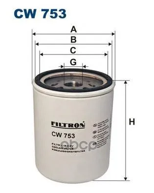 Фильтр Охлаждающей Жидкости Cw753 Filtron арт. CW753