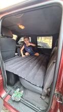 Colchones inflables para viajar en coche, cama universal para asiento trasero, sofá multifuncional, almohada, cojín y colchoneta para acampar al aire libre