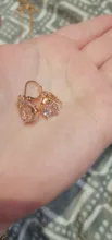 Pendientes de gota de plata S925 para mujer, gota de agua, Circonia cúbica rosa, joyas de compromiso para novia, pendiente colgante CCE624