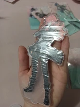 Genshin-Juego de mesa con base para disfraz de personaje, modelo de placa con base, modelo de figura de acrílico, ventiladores para decoración, regalo, Zhongli Mona Xinyan