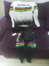 ASTANA-Ropa negra de ciclismo para hombre, camisetas de secado rápido, pantalones cortos para bicicleta de equipo, 9Dgel, para verano, 2020