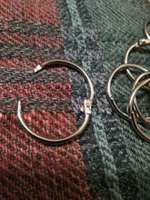 20 unids/lote DIY-Carpeta de libros con hoja metálica suelta interior de 25mm, anillo con hebilla, llavero para álbum de recortes, bocetos, manualidades, foto dividida