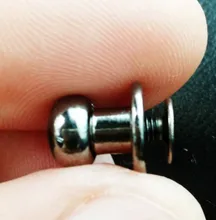 Studs DIY Belt Screw-Rivets Nail-Buckles Spikes-Decor Monk Metal Head Crafts Round Watchband