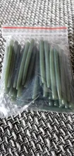 Terminal de pesca de carpa, 100 Uds., gancho de pesca, tubo de punta de goma, mangas antienredos, conectar con anzuelos para pesca de carpa, cajas de aparejos de pesca de 53mm