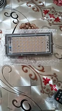 100W LED Floodlight Street-Lamp IP65 Waterproof AC220V 50W Warm Cold RGB 240V
