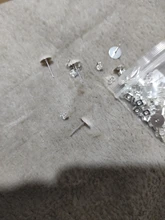 100 unids/lote 4-10mm bronce rodio KC Metal dorado blanco Post pendientes Base pines con pendiente macho oreja para piezas de joyería