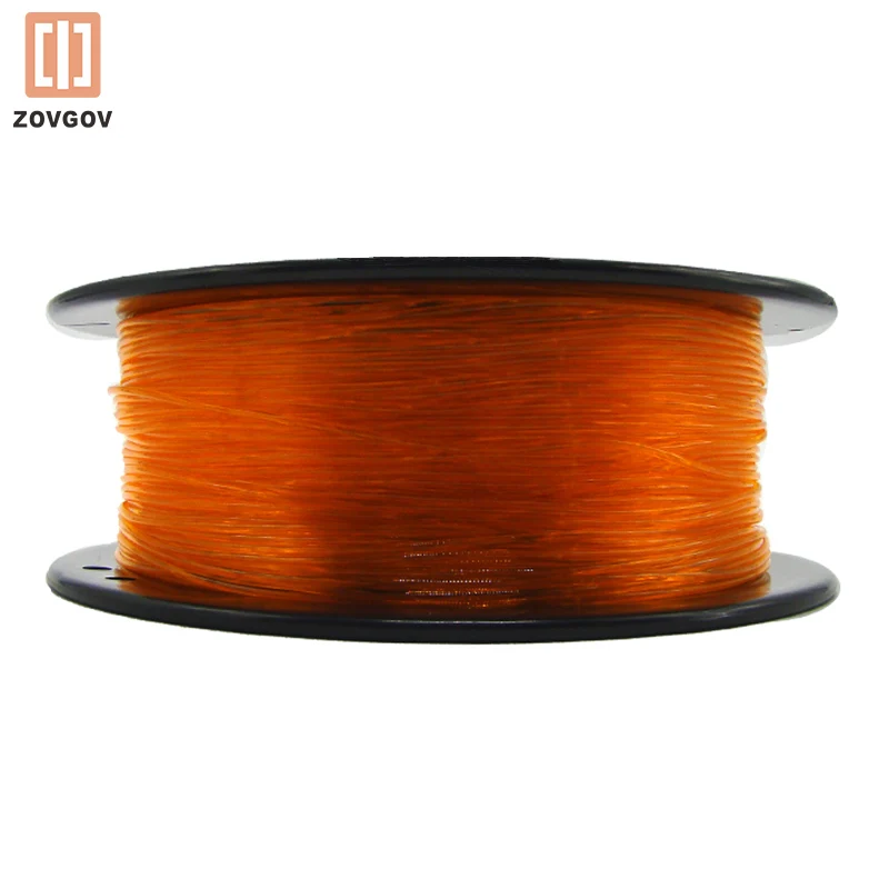 TPU Filament ZOVGOV 3D Printing 1.75mm 800G Multicolor Semi Transparent for 3D Printer filamento 