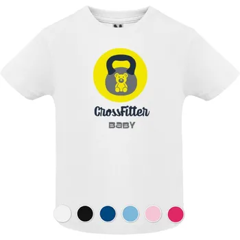 

COCOWOD CrossFit T-shirt Baby 100% Cotton Eco-Friendly Vinyl #BBCA0300