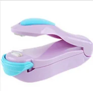 Portable Mini Sealing Household Machine Heat Sealer Capper Food Saver For Plastic Bags Package Mini Gadgets - Color: purple