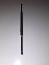 1PC de doble espiral de acero inoxidable oído a cuchara Extracción de cera de los oídos limpiador herramienta de oreja, Multi-función y portátil.