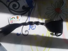 LUPU-cola de caballo con cordón de burbuja, extensiones de cabello sintético de alta temperatura, fibra Natural, pelo falso, 5 tamaños, negro y marrón
