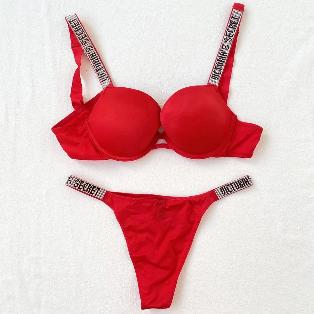 Women Sexy Seamless Bra Comfortable Lingerie Set Push Up Bra Victoria's Secret Lingerie Set Women 2 PCS Brand Underwear Clothing