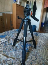Camera Tripod Pan-Head DSLR Zomei Q111 Professional Travel Aluminum Portable for Three-Color