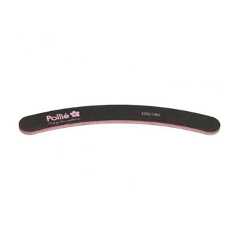 

Pollié lime curve, 1 piece, black, professional color, nails, professional nail files