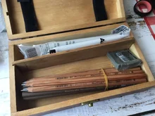 Juego de bocetos de lápiz profesional, Kit de dibujo, bolsas de lápices de madera para pintor, escuela, estudiantes, suministros de dibujo artístico