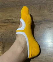 7 Color de gran tamaño medias de Yoga para Mujeres de silicona antideslizante calcetines de Pilates transpirable Fitness baile de Ballet de Deportes de algodón calcetines zapatillas