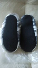 House Slippers Floor-Shoes Flip-Flops Christmas Winter Fur Plush Warm Cotton Indoor Fourrure