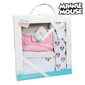 

Gift Set for Babies Minnie Mouse 75549 Pink White (3 Pcs)