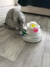 Ball Cat-Toys Play Cat Intelligence Tower-Tracks-Disc Training Amusement-Plate