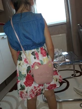 Monedero pequeño de ante de imitación para niños y niñas, Mini bolso de hombro de gato para bebé, bandolera de princesa, 2021