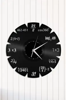 

Angemiel Home Steel Mathematics Trigonometry Clock Wall Home And Office Decoration