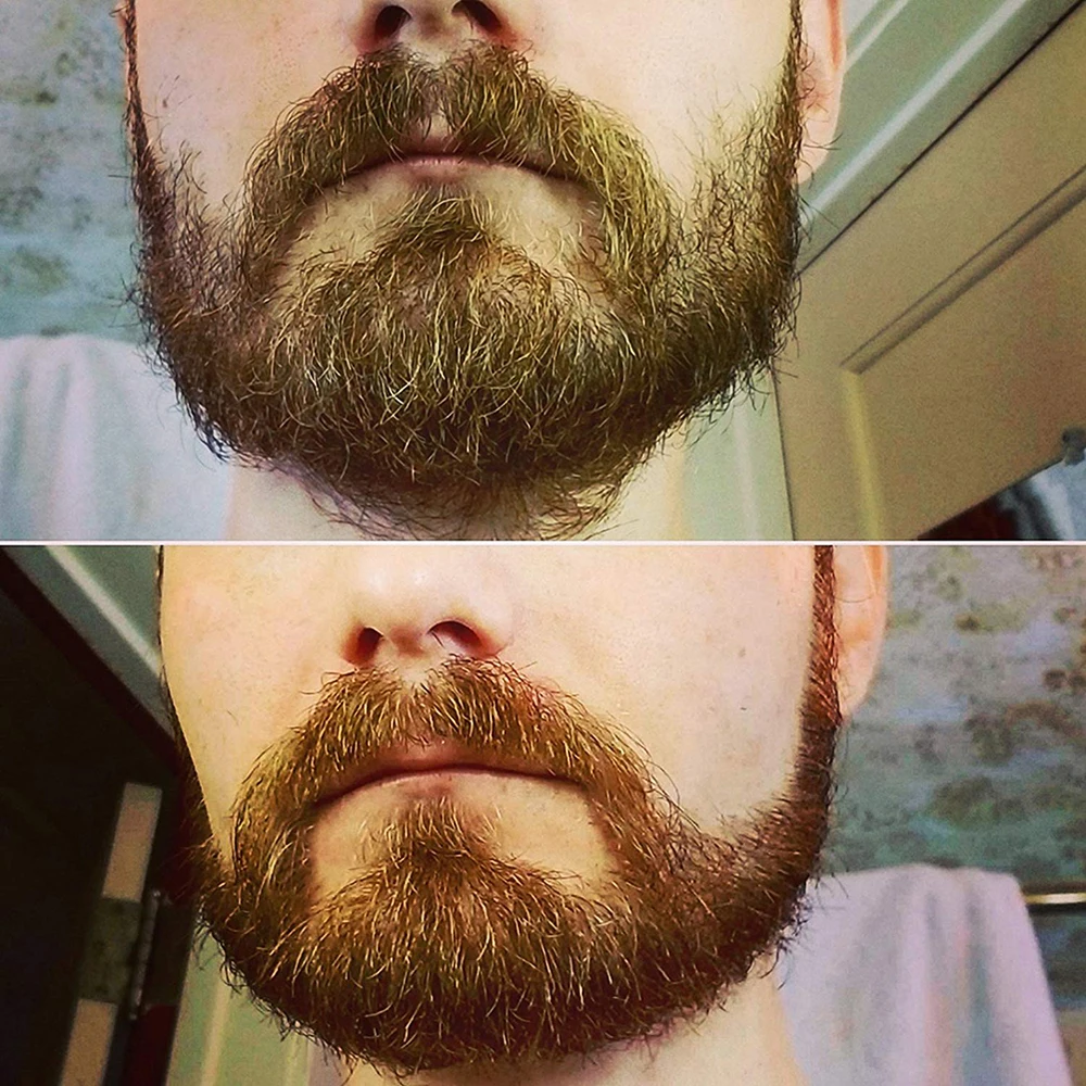 Мужской уход за бородой черный/белый внешний вид усы литье парикмахерские