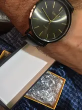 Reloj sencillo coreano para hombre y mujer, informal, resistente al agua, de aleación, de cuarzo, para parejas