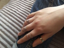 Conjuntos de anillos coreanos para mujer, joyería Pop sencilla, anillos de oro a la moda, venta al por mayor, 2020