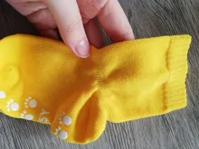 Color caramelo de algodón bebé Calcetines antideslizantes calcetines con suela de goma otoño primavera niños niñas niños caliente calcetines para 0-5 años