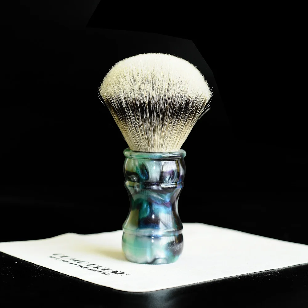 Щетка для бритья OUMO щетка terracota Warriors с SHD HMW silvertip badger knots gel city 26 мм 28 мм|Помазок| |