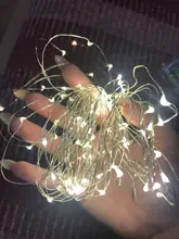 Fairy 2M 5M 10M Battery Operated LED Silver Wire String Lights For Wedding Christmas