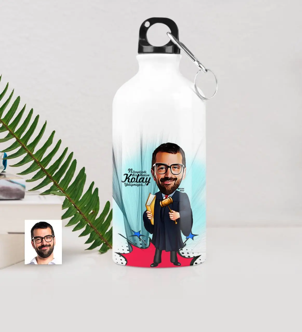 

Personalized Mr Prevail Caricature Of Metal Water bowl (500 ml.) 1