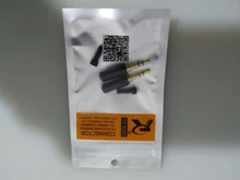 Earphone-Plug Tail-Plug-Clamps Wire-Connector Jack-3.5 Stereo Aluminum 3-Pole 1pc 
