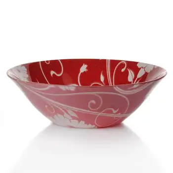 

Set of salad bowls 6 PCs pasabahce serenade, d = 14 cm (color red)