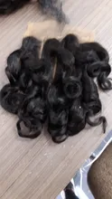 Hair-Bundles Closure Curly Funmi Ombre Brazilian with 1b-27--4 30-99j 4--4
